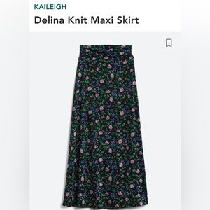 Kaileigh Delina Knit Maxi Skirt Size Small NWT
